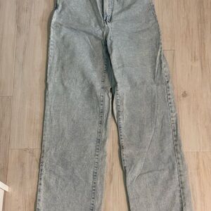 SO Light Wash Denim Highest Rise Baggy Dad Jeans